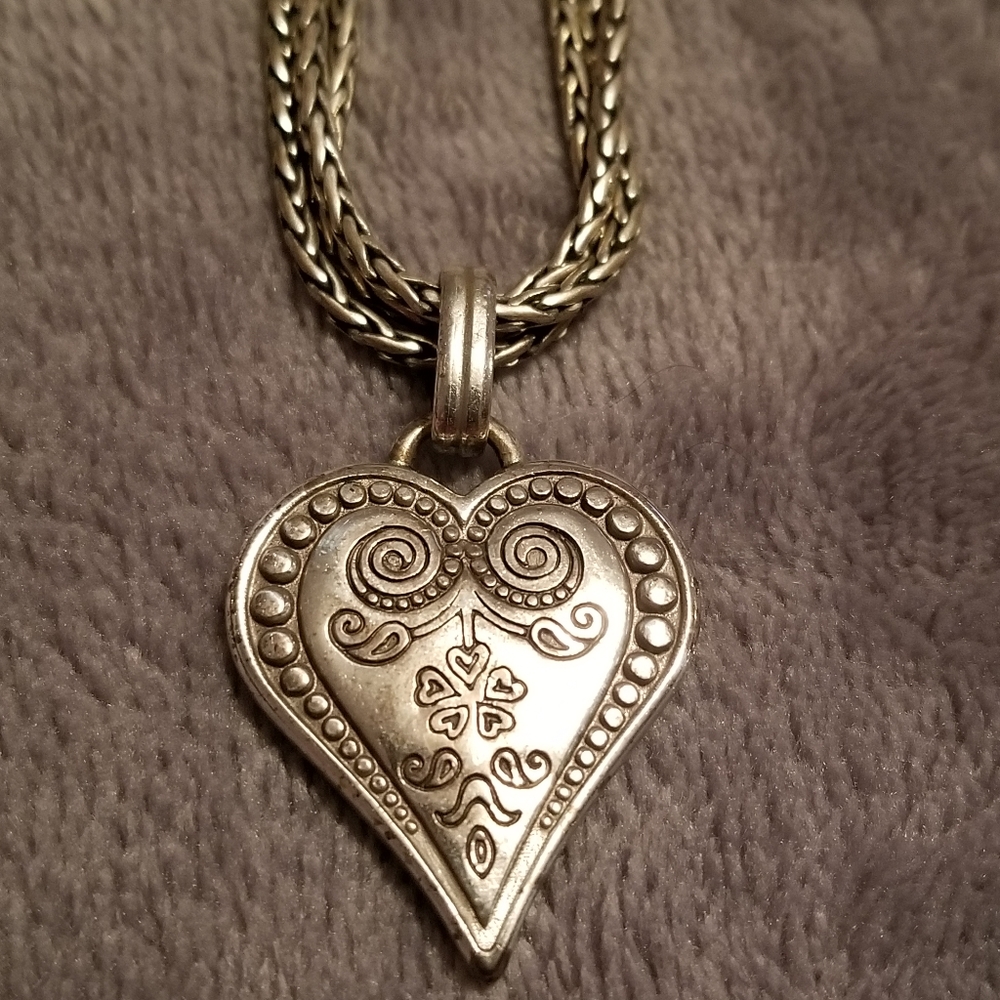 Brighton Silver Heart Necklace